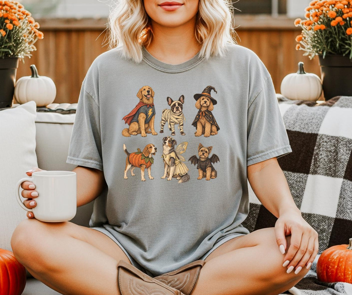 Halloween Dogs in Costumes Comfort Colors® Shirt