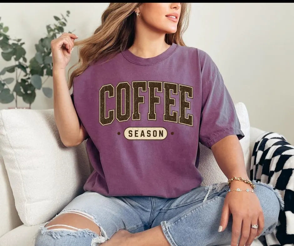 Coffee Season Collegiate Comfort Colors® T-Shirt