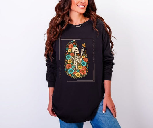 Dry Bones Come to Life Ezekiel 37:10 Comfort Colors® 6014 Long Sleeve Shirt