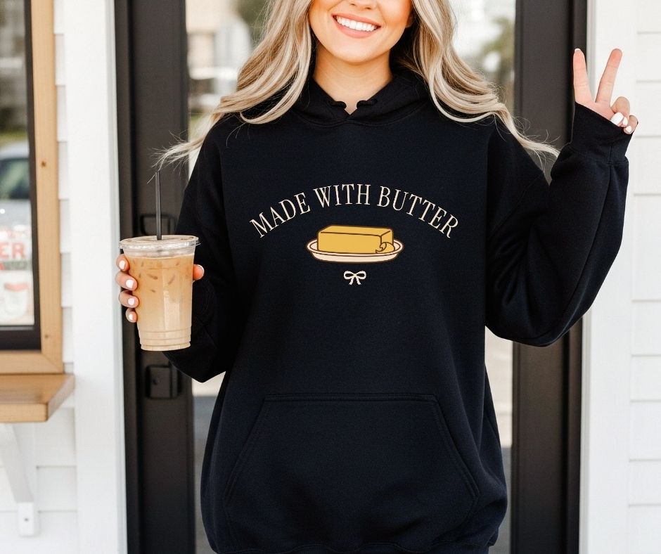 Made With Butter Gildan® 18000 Baking Sweatshirt