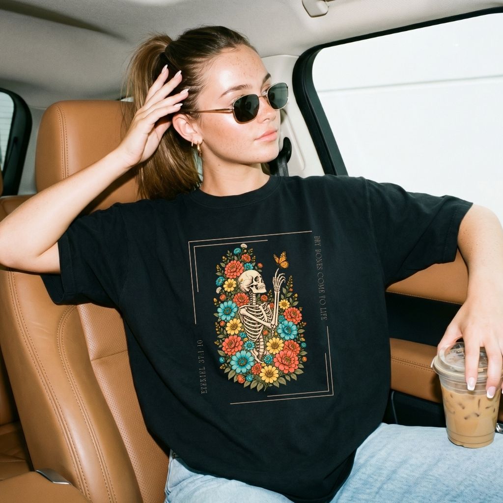 Dry Bones Come to Life Ezekiel 37:10 Comfort Colors® Christian Shirt