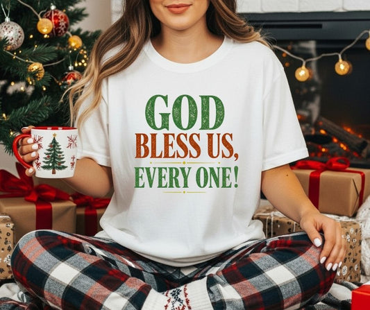 God Bless Us, Every One! A Christmas Carol Comfort Colors® 1717 Shirt