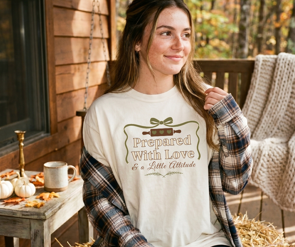 Prepared With Love & a Little Attitude Comfort Colors® 1717 Shirt