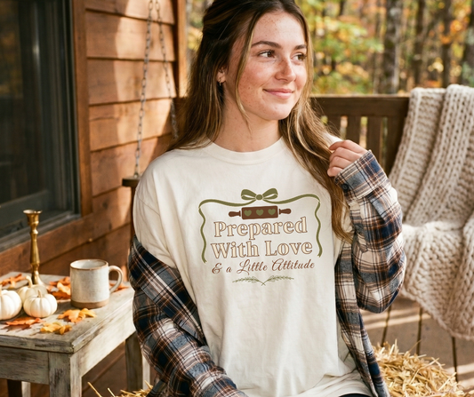 Prepared With Love & a Little Attitude Comfort Colors® 1717 Shirt