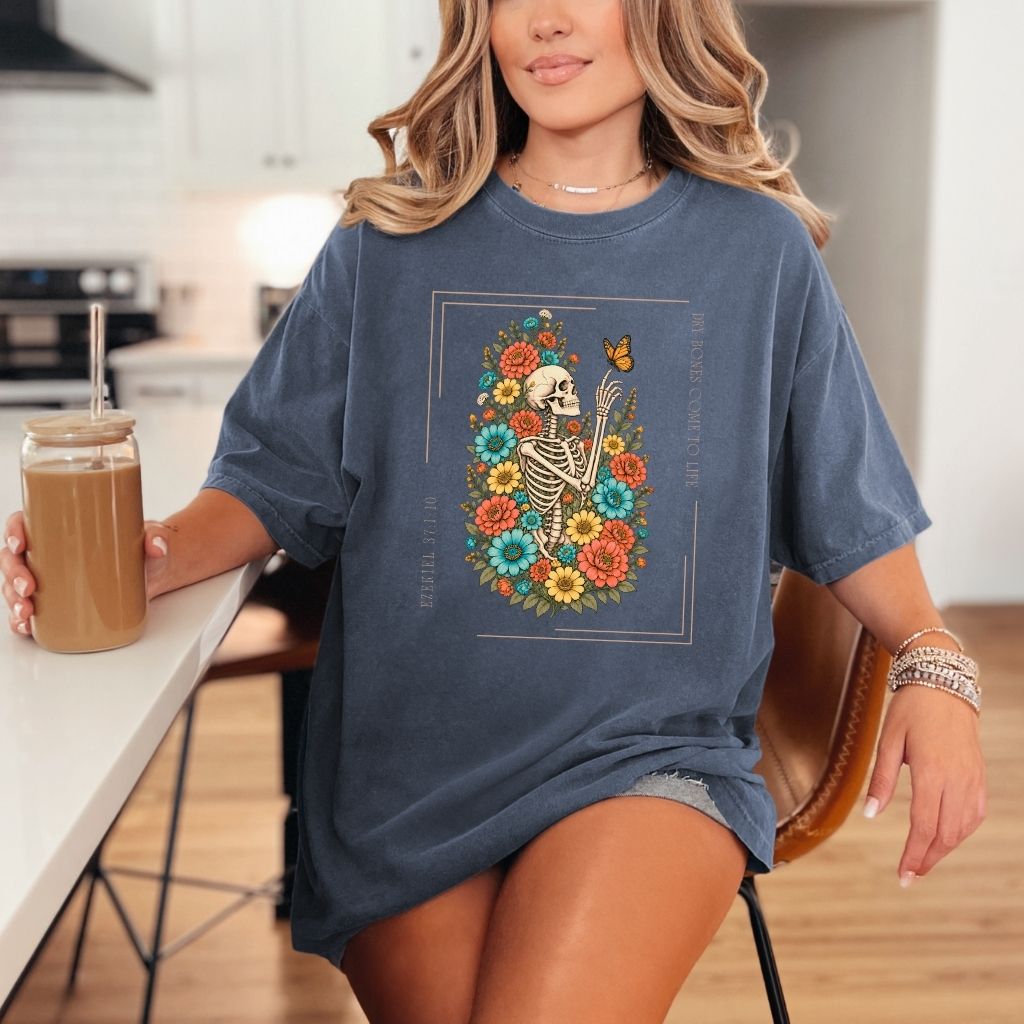 Dry Bones Come to Life Ezekiel 37:10 Comfort Colors® Christian Shirt