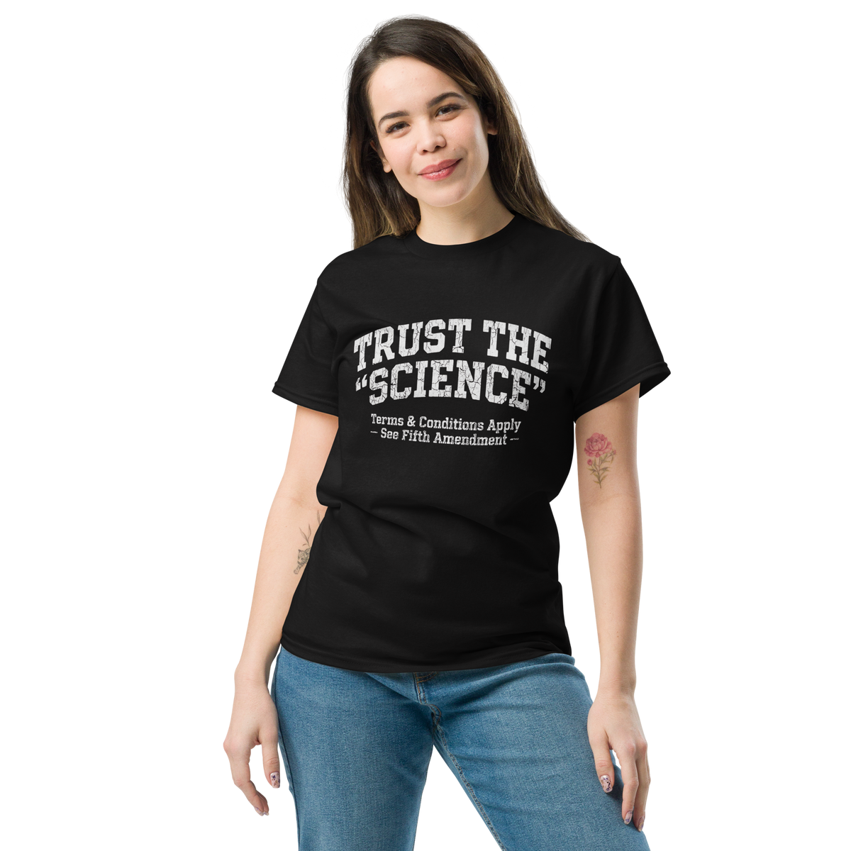 Trust Science T-Shirt | Funny Political Sarcastic Tee (Gildan 5000)