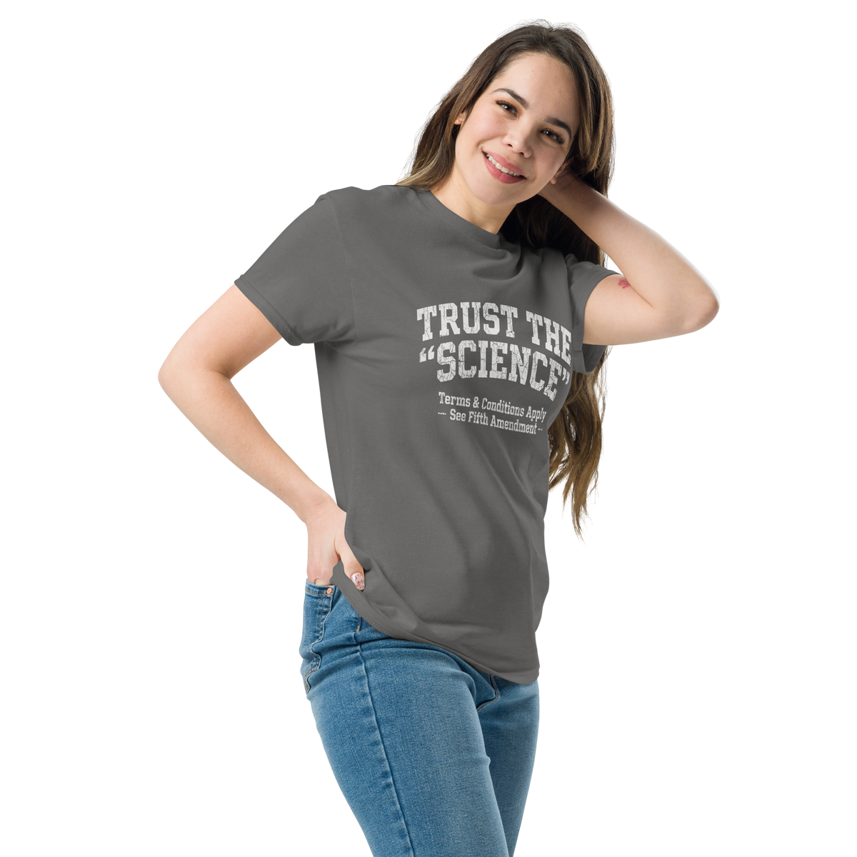 Trust Science T-Shirt | Funny Political Sarcastic Tee (Gildan 5000)