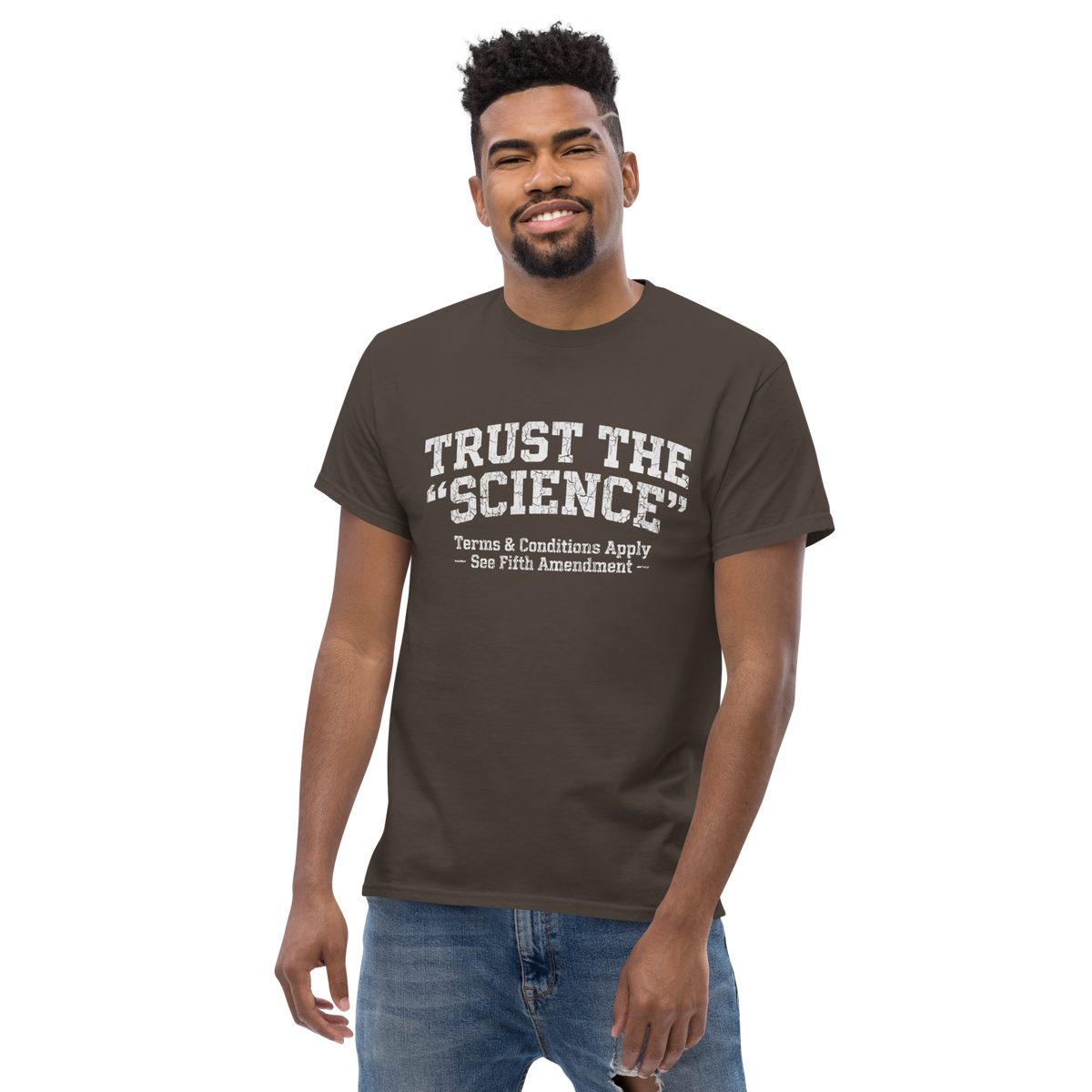 Trust Science T-Shirt | Funny Political Sarcastic Tee (Gildan 5000)