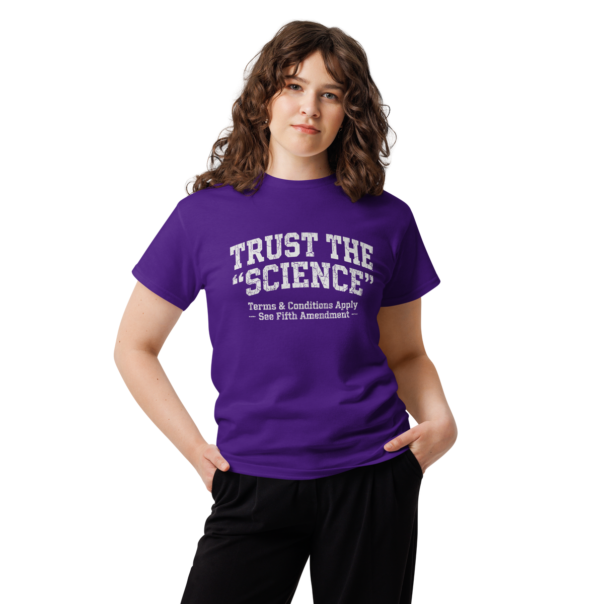 Trust Science T-Shirt | Funny Political Sarcastic Tee (Gildan 5000)