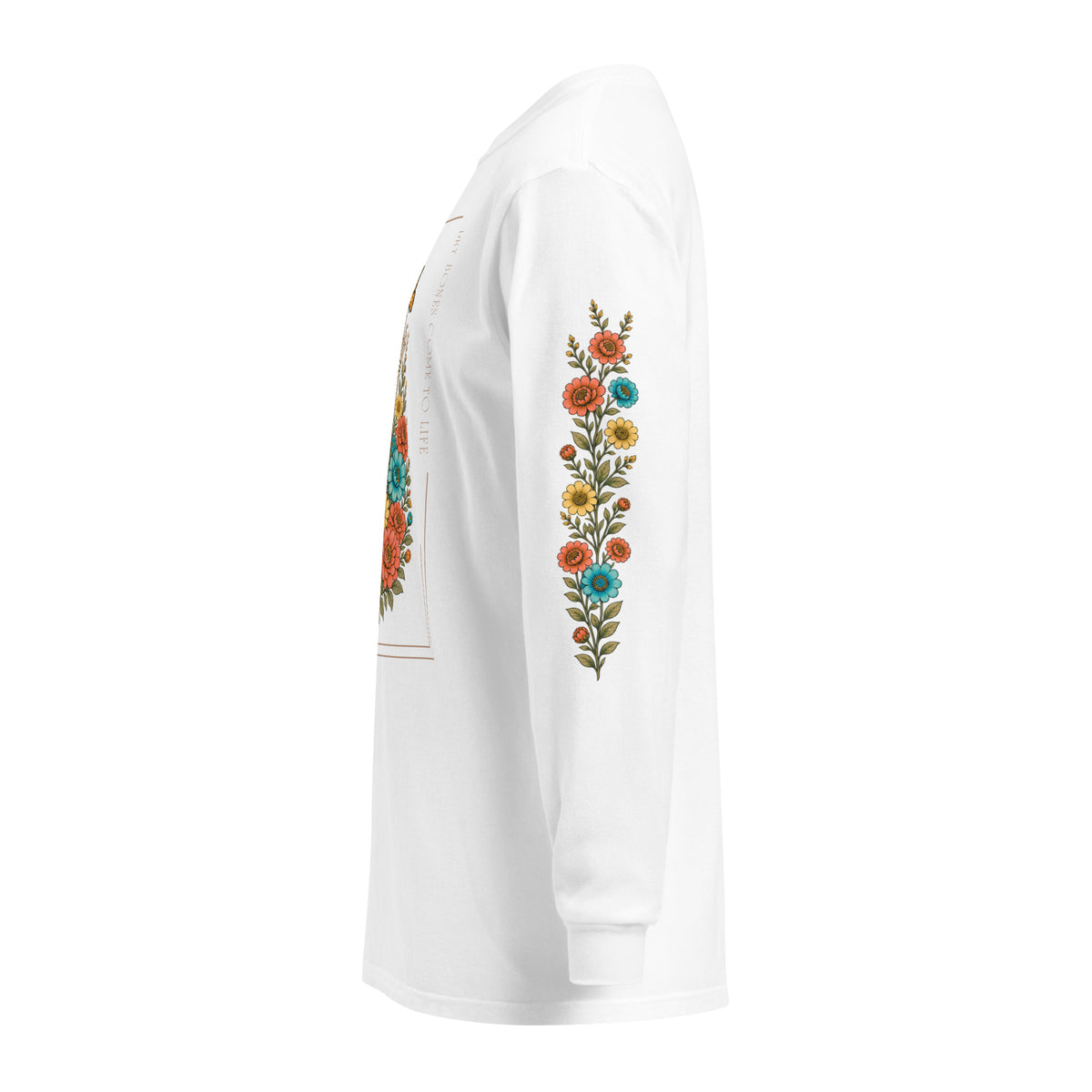 Dry Bones Come to Life Ezekiel 37:10 Comfort Colors® 6014 Long Sleeve Shirt
