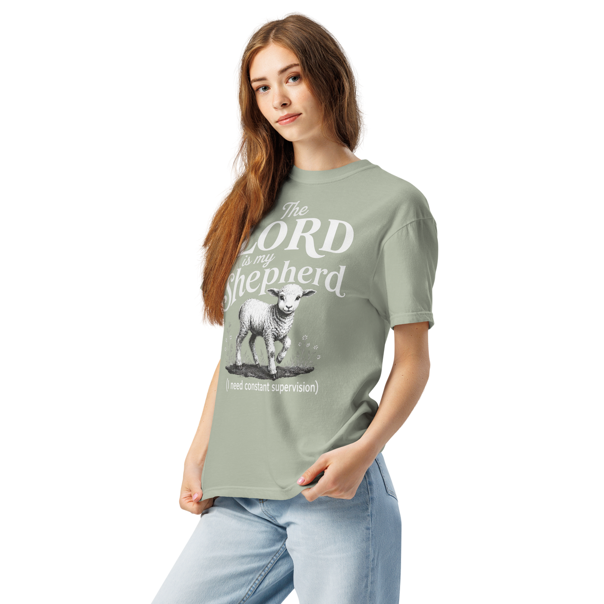 Comfort Colors Psalm 23 Shirt, Christian Lamb Tee, Faith Apparel, Funny Shepherd Graphic