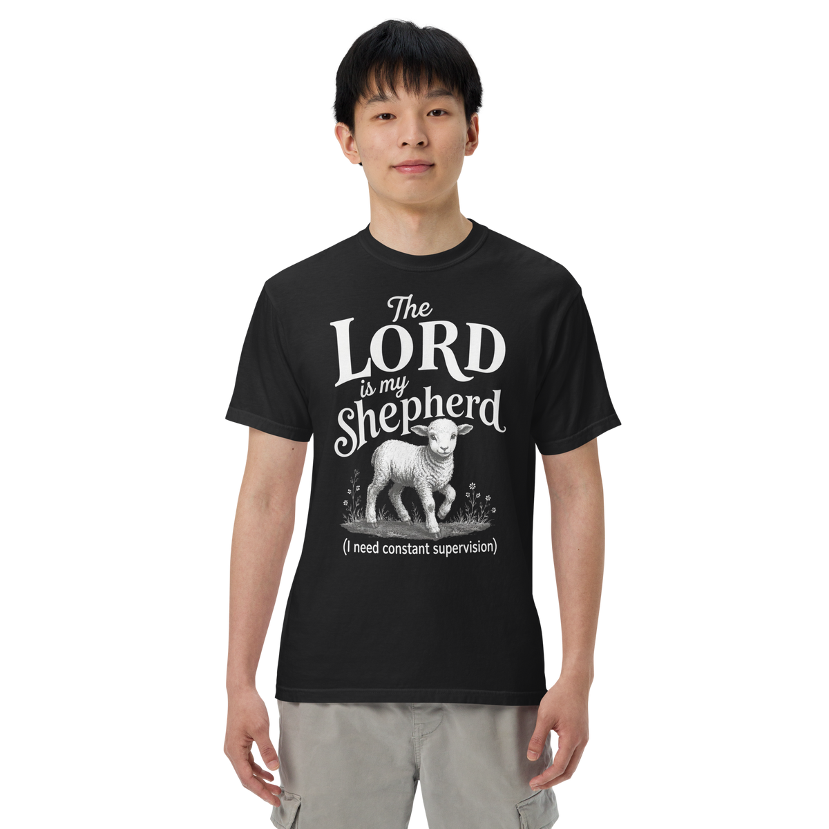 Comfort Colors Psalm 23 Shirt, Christian Lamb Tee, Faith Apparel, Funny Shepherd Graphic