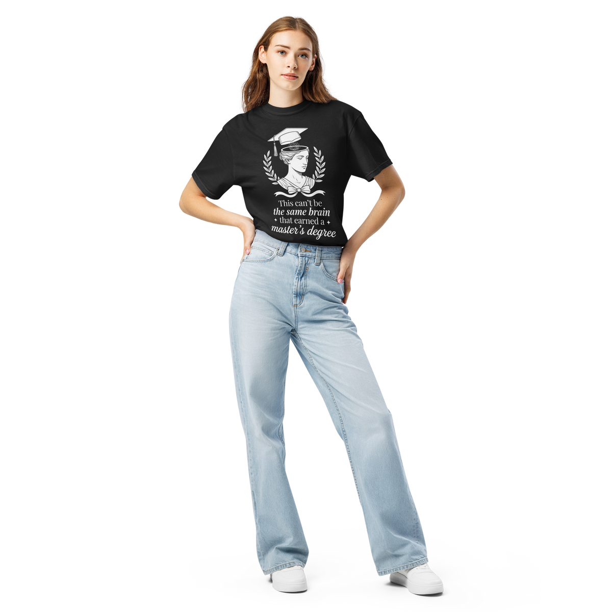Funny Grad School Shirt, Master’s Degree Brain Humor Tee, Academic Gift