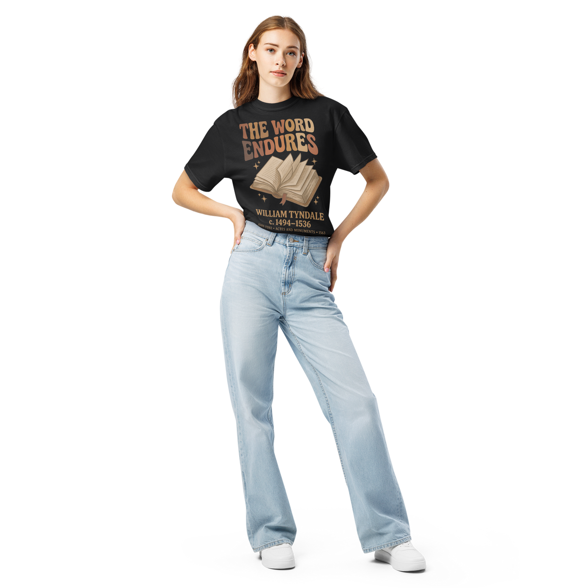 Comfort Colors William Tyndale Christian History Shirt, The Word Endures Tee