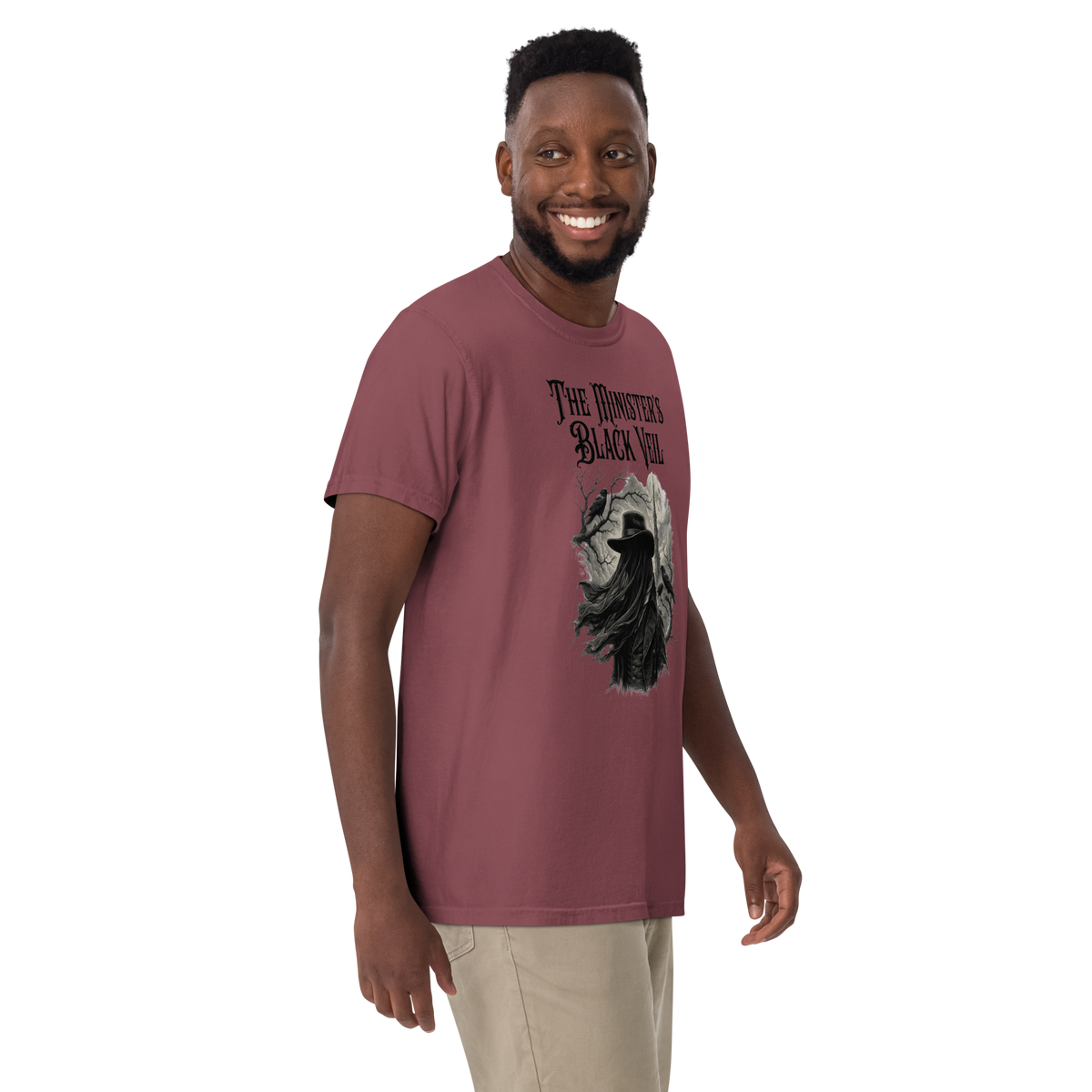Minister's Black Veil Gothic Literature Tee, Nathaniel Hawthorne Bookish Shirt