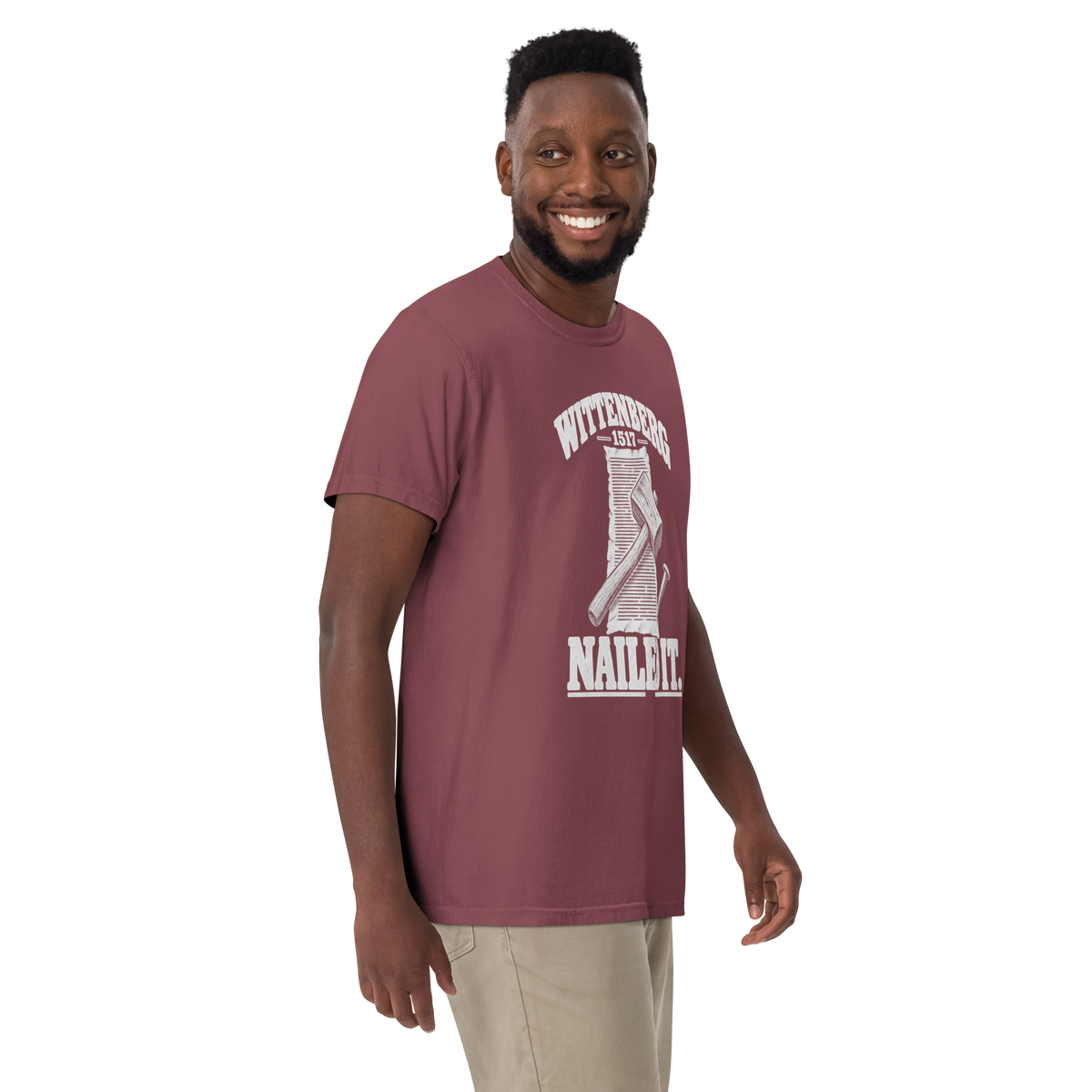 Wittenberg 1517 Nailed It Comfort Colors® Christian Shirt