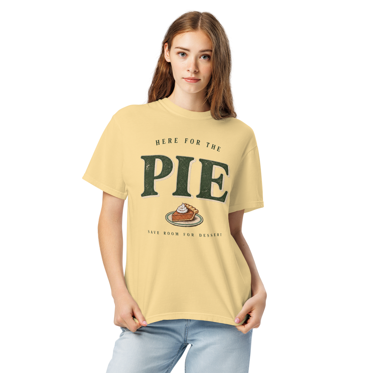 Here for the Pie Comfort Colors® Thanksgiving Shirt