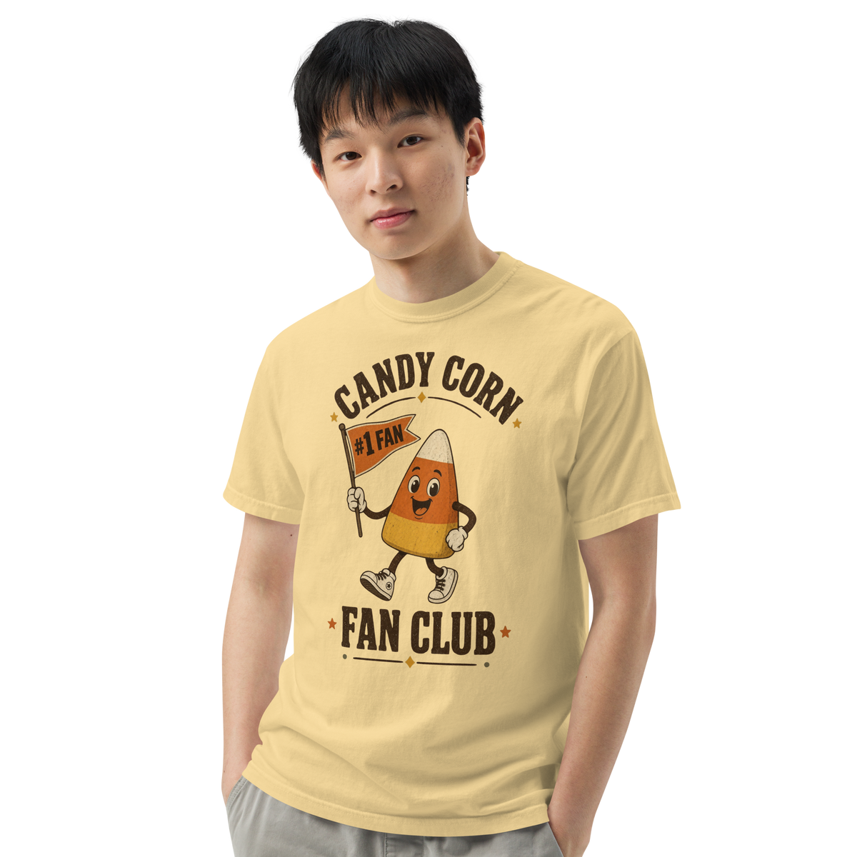 Candy Corn Fan Club Comfort Colors 1717 Shirt, Cute Halloween Candy Tee, Funny Candy Corn Fall Shirt, Spooky Season Gift