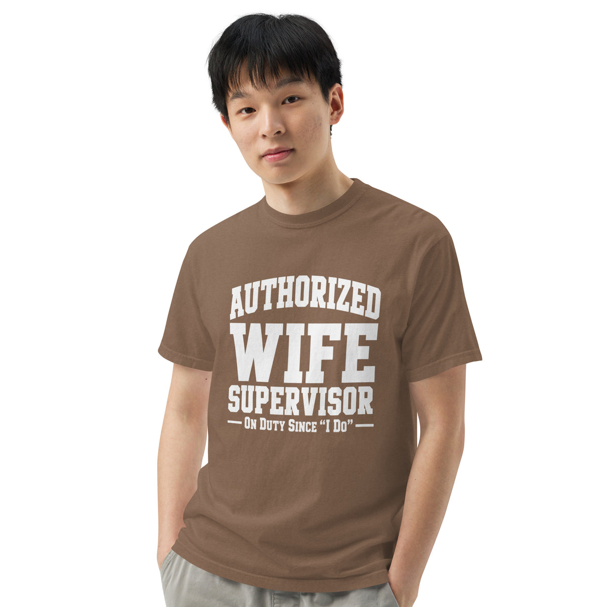 Authorized Wife Supervisor Comfort Colors® 1717 Husband Shirt