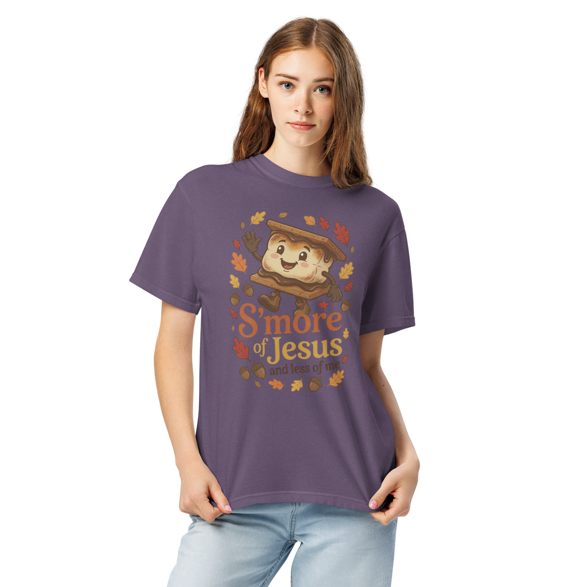 Comfort Colors S'mores Jesus Christian Camp Shirt, Faith Tee