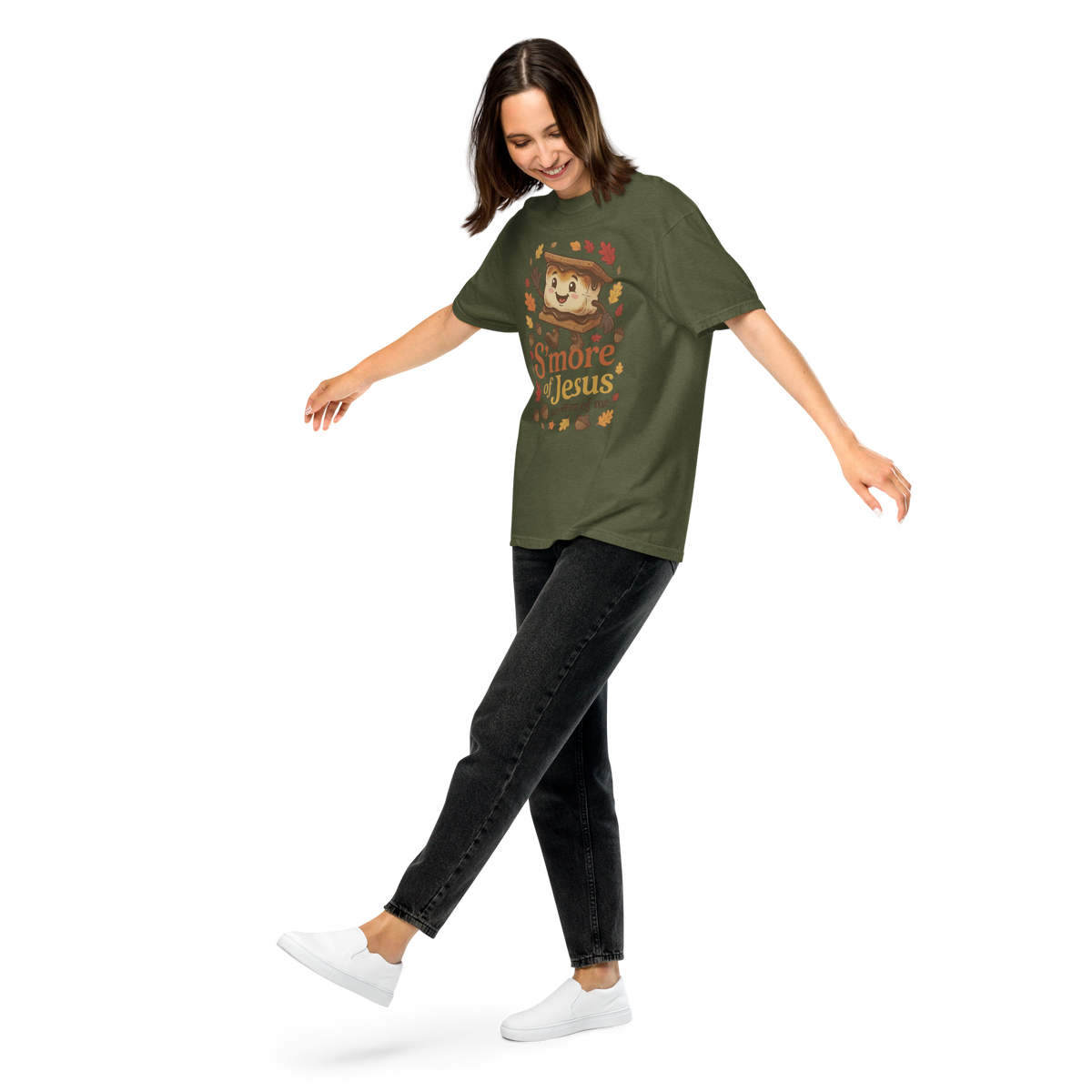 Comfort Colors S'mores Jesus Christian Camp Shirt, Faith Tee