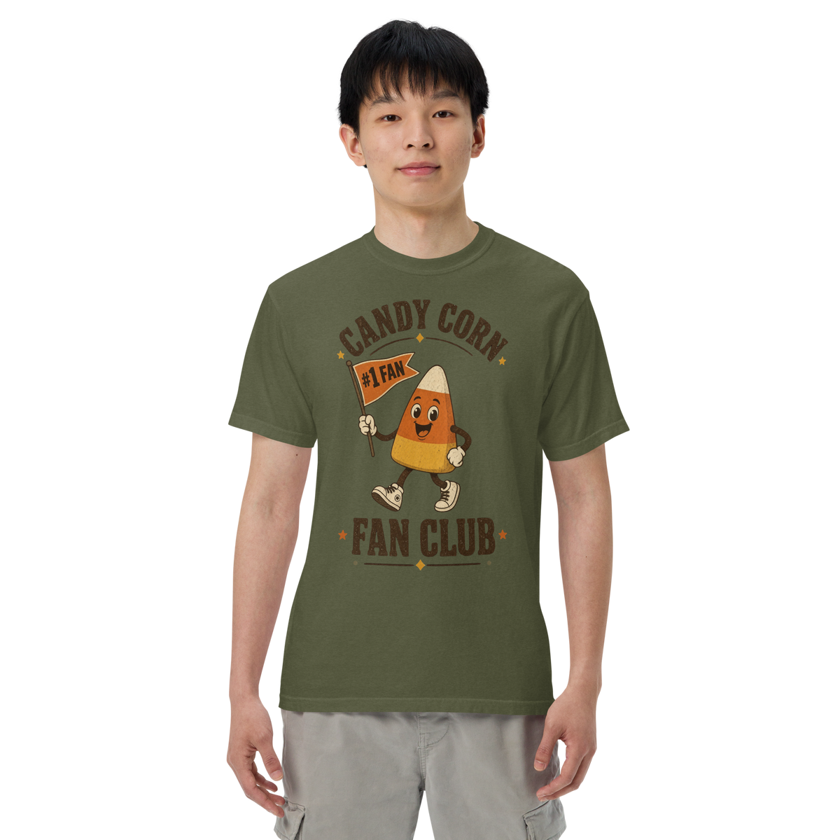 Candy Corn Fan Club Comfort Colors 1717 Shirt, Cute Halloween Candy Tee, Funny Candy Corn Fall Shirt, Spooky Season Gift