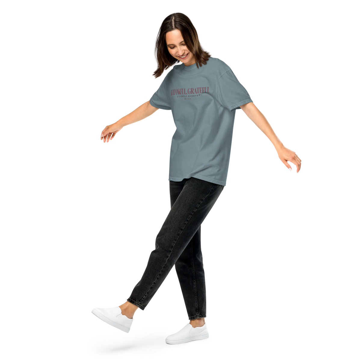 Thankful, Grateful & Slightly Overfed Comfort Colors® Shirt