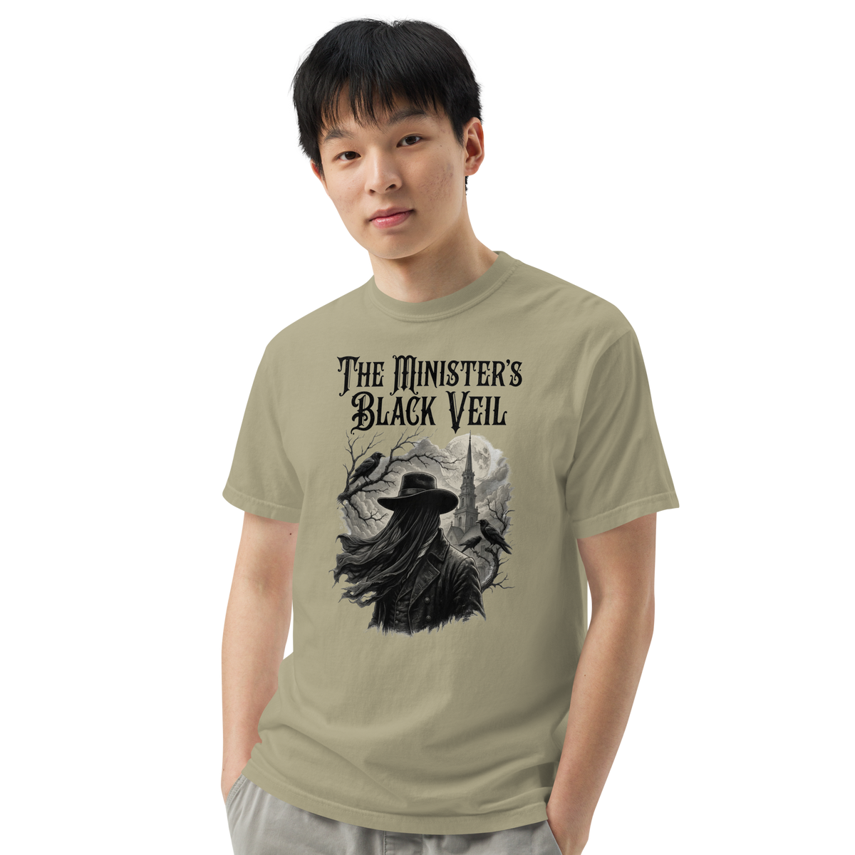 Minister's Black Veil Gothic Literature Tee, Nathaniel Hawthorne Bookish Shirt