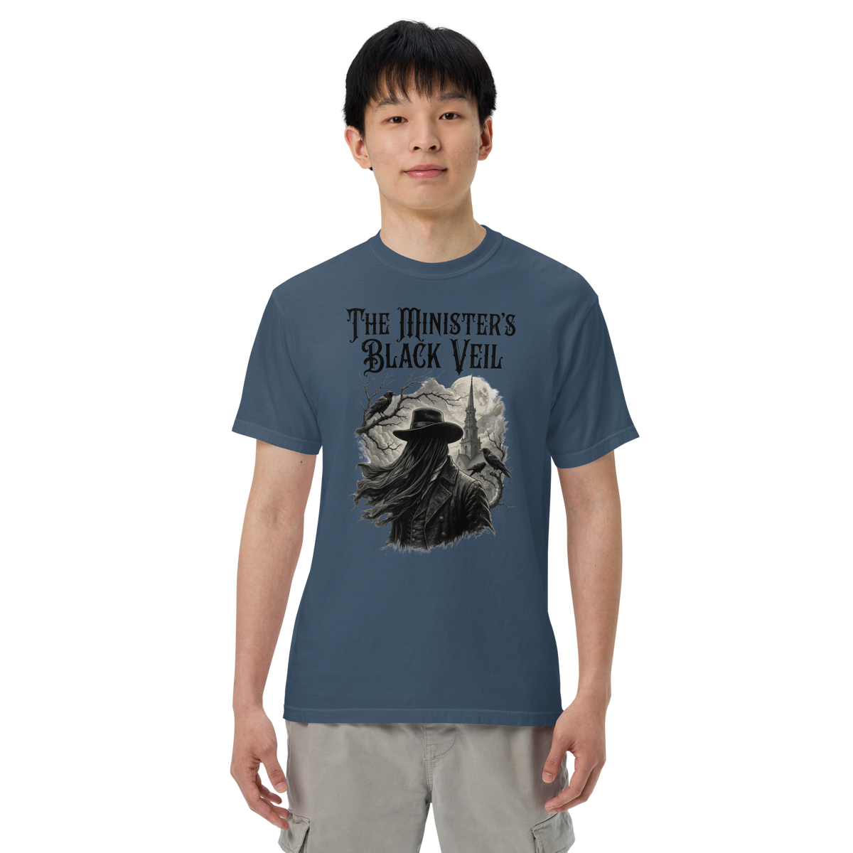 Minister's Black Veil Gothic Literature Tee, Nathaniel Hawthorne Bookish Shirt