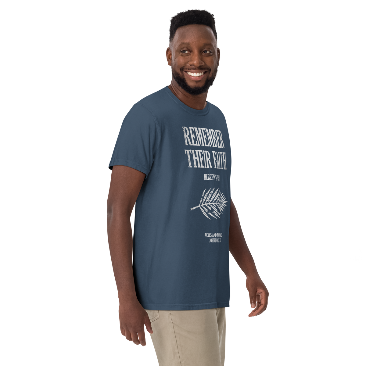 Remember Their Faith Christian T-Shirt, Hebrews 13:7, John Foxe History Tee