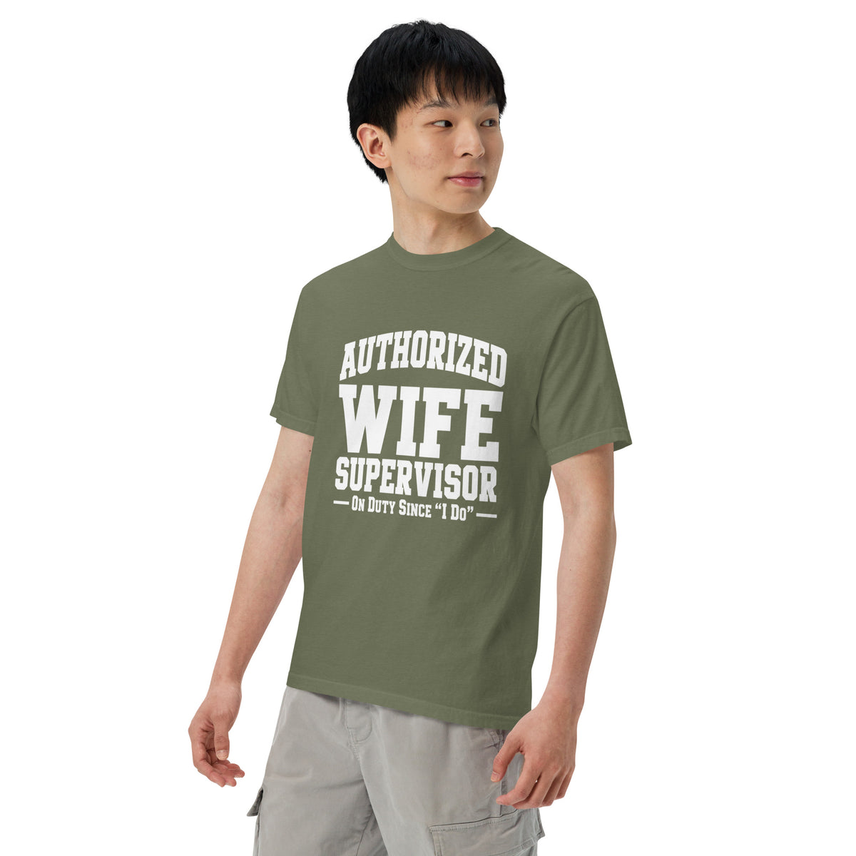 Authorized Wife Supervisor Comfort Colors® 1717 Husband Shirt