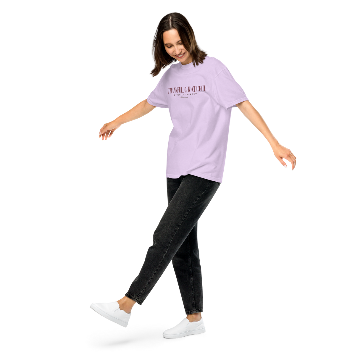 Thankful, Grateful & Slightly Overfed Comfort Colors® Shirt
