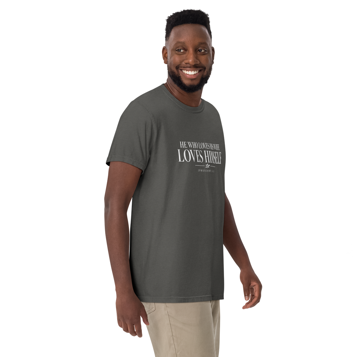 Unisex garment-dyed heavyweight t-shirt