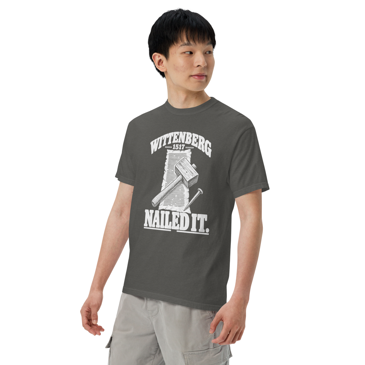 Wittenberg 1517 Nailed It Comfort Colors® Christian Shirt