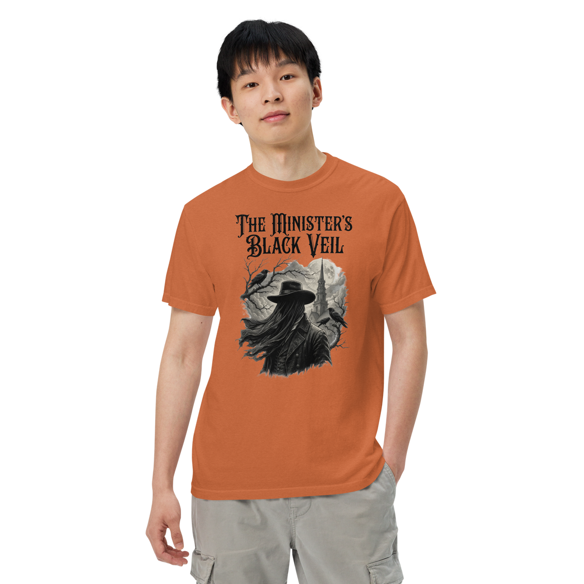 Minister's Black Veil Gothic Literature Tee, Nathaniel Hawthorne Bookish Shirt