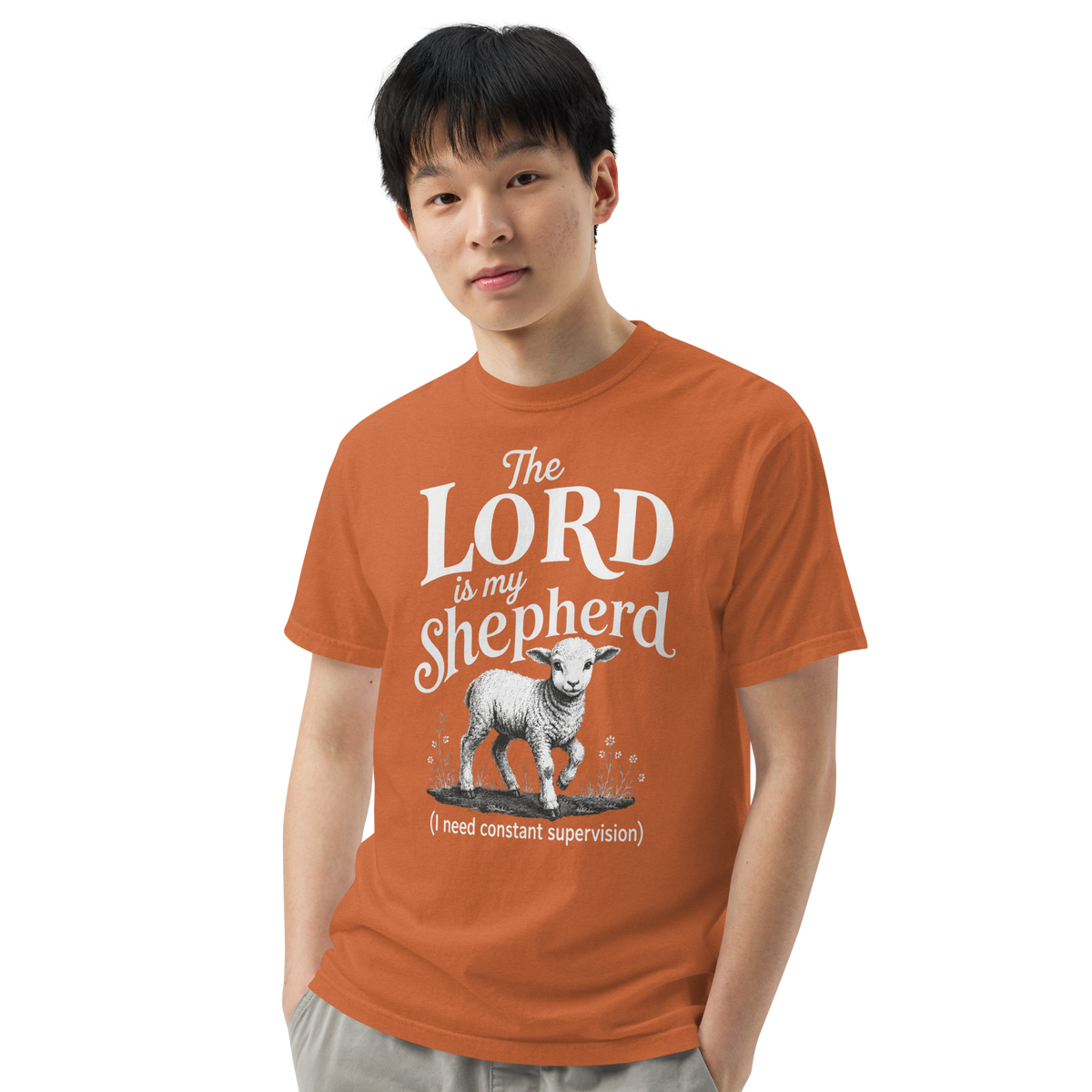 Comfort Colors Psalm 23 Shirt, Christian Lamb Tee, Faith Apparel, Funny Shepherd Graphic