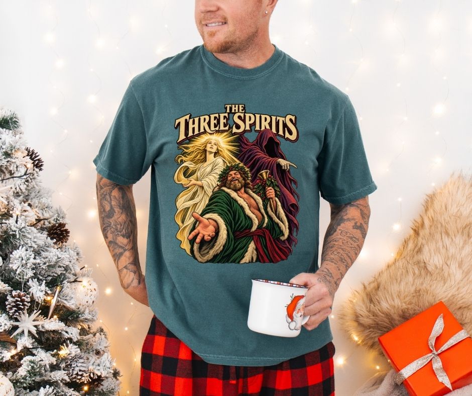 The Three Spirits A Christmas Carol Comfort Colors® 1717 Shirt