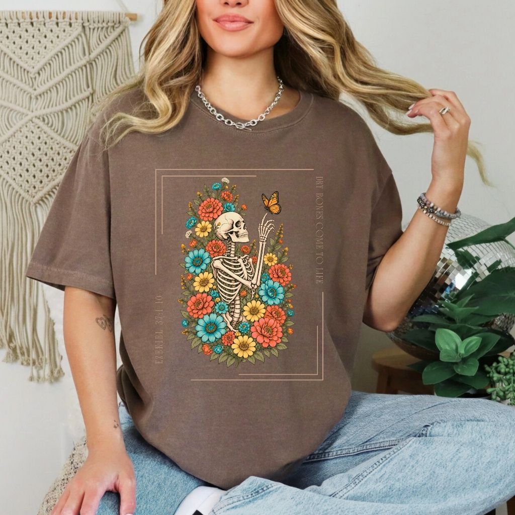 Dry Bones Come to Life Ezekiel 37:10 Comfort Colors® Christian Shirt
