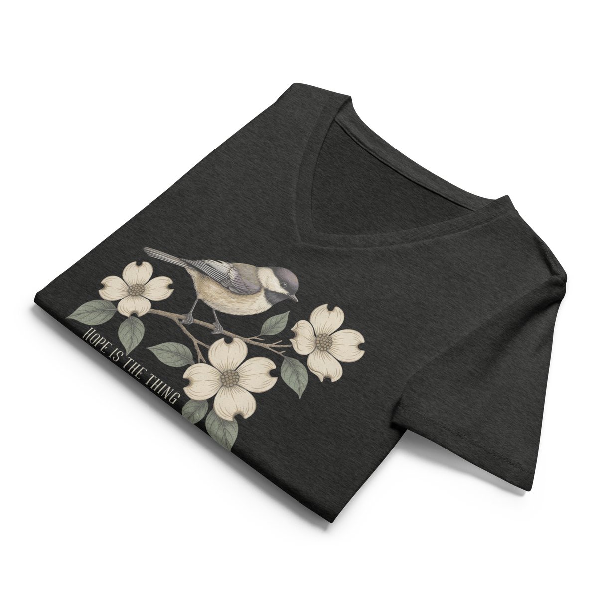 Hope Is the Thing With Feathers BELLA+CANVAS® Women’s V-Neck