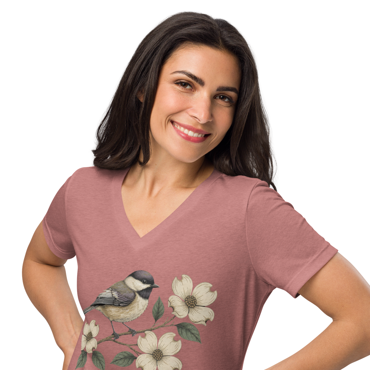 Hope Is the Thing With Feathers BELLA+CANVAS® Women’s V-Neck
